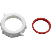 Keeney 1-1/4 In. x 1-1/4 In. White Plastic Slip Joint Nut 56WKHB