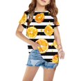 thumbnail image 3 of Ahuyic Summer Toddler Boys Girls Short Sleeve Top,Casual Solid Color Blouse For Kids,Short Sleeve Graphic T-Shirt Round Neck Crop Top For Girls And Boy,Multicolor,5 Years, 3 of 5