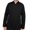 Black, variant on Culinary Master Men's Long Sleeve Zip Chef Jacket Breathable Polycotton New