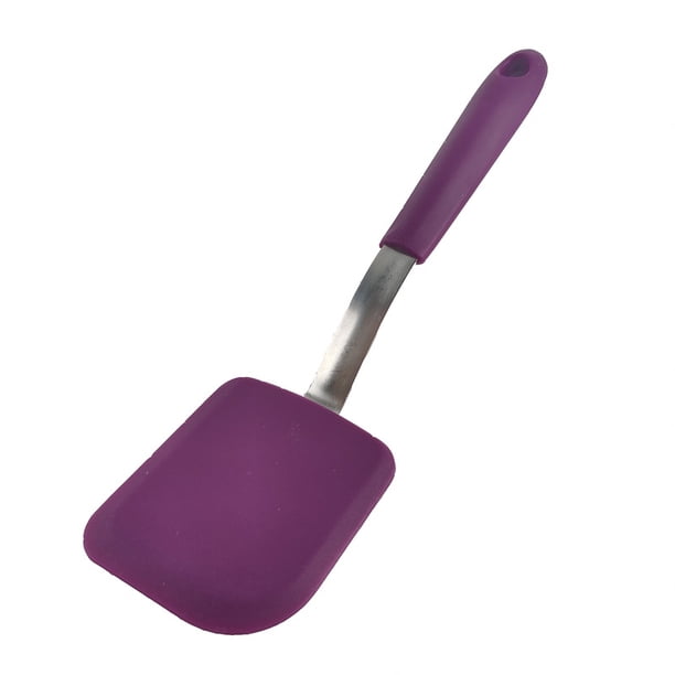 Utensilios de cocina mango de acero inoxidable espátula de silicona suministros de cocina espátula de cocina mini espátula de cocina espátula de silicona