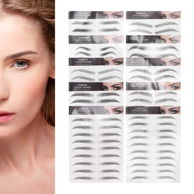 Pegatinas de Cejas, Pegatina de Cejas Falsas no Tóxes para principiando paraferentes maquillaje