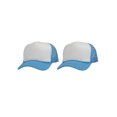 thumbnail image 1 of Top Headwear Men's Blank Rope Trucker Foam Mesh Plain White/Sky, 1 of 2