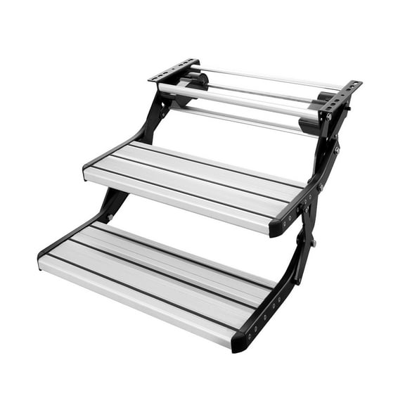 STAWAY Electric Retractable RV Steps - 2-Step Auto-Folding Stairs, 440 lbs Load Capacity, Non-Slip Aluminum Alloy for Safe Entry & Exit, Ideal for RVs and Campers