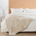 thumbnail image 5 of Home Soft Things Serengeti Double Sided Faux Fur Throw - Oatmeal - 50" x 70", 5 of 8