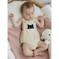 thumbnail image 4 of BemeyourBBs Baby Sleeveless Romper Black Cat/Ghost/Ghost Face Embroidery Jumpsuit, 4 of 8