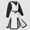 White, variant on Ediodpoh Mens Medieval Costume Halloween Tunic Vintage Shirts Medieval Lace up Shirt Blouse Tops Cosplay Medieval Tunic Costume Blouse Without Belt Mens Tops Black M