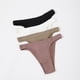 thumbnail image 4 of Pantalones deportivos grandes sin costuras sexys elásticos para mujer sin costuras de color sólido europeo y americano ropa interior cómoda de cintura baja, 4 of 6