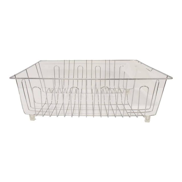 Escurridor de Platos Mainstays de Metal Grande Cromado