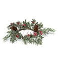 thumbnail image 2 of Frosty Berry & Pine Candle Ring, 2 of 3