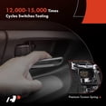 thumbnail image 5 of A-Premium Front or Rear Right Passenger Side Interior Door Handle Compatible with Nissan Maxima 2000-2001 & Infiniti I30 2000-2001, Chrome, Replace# H0670-2Y910, 80682-YY500, 5 of 5