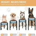 thumbnail image 3 of Adjustable Metal Dog Bowl Stand, Fits for 7-11 Inch Bowl, Heavy-Duty Metal Elevated Pet Bowl Holder, Easy to Assembly (Bowl Not Included), 3 of 5