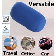 Cuoff Microbead Bolster Tube Pillow Travel Essentials Squishy Roll Body Cushion Cylinder Bean Bag Throw Pillow Neck Arm Back Support for Plane Car Travel Recliner Sleeping Home Gift 12x6 in (Green)