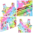thumbnail image 6 of Aideaone 2 Pack Gymnastics Leotards for Girls Sparkly Toddler Biketards with Shorts Kids Unitard Dance Sportswear 3-10T, 6 of 7