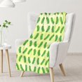 thumbnail image 2 of LHSHID Pickle Blanket Gifts Funny Throw Blanket for Adults Kids Lightweight Plush Soft Cozy Warm Flannel Blankets for Bed Couch, 2 of 8
