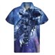 thumbnail image 5 of Camisas hawaianas con estampado 3D de astronauta para hombre, camisas con solapa de astronauta, camisetas holgadas con botones para la calle, blusas de manga corta, 5 of 5