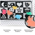 thumbnail image 6 of The Peanutshell Montessori Tummy Time Water Mat for Babies with Colorful Floating EVA Shapes, 20” x 26”, 6 of 8