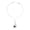 white, variant on Pendant Hanging Neck Massager with Digital Display and 15-Day Battery Life for Office and Travel Use