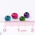 thumbnail image 4 of 2000pc Lead Free Rondelle Natural Wood Beads Dyed 4mm hole: 1.2mm Mixed Color, 4 of 4