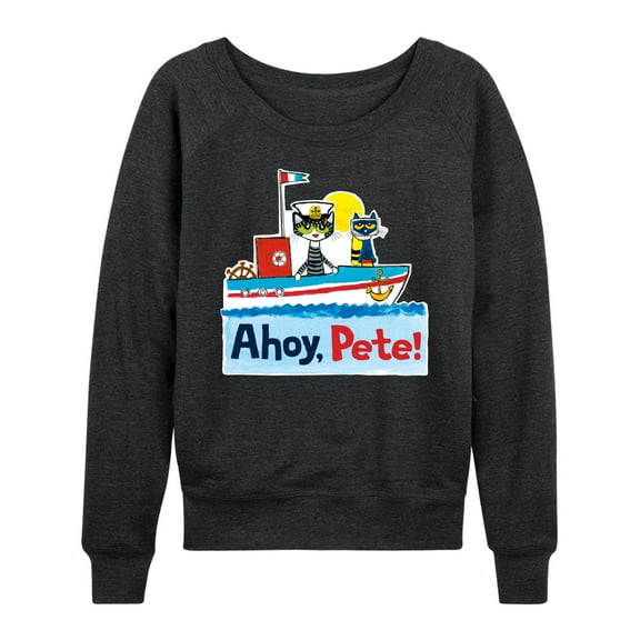 Pete The Cat - Ahoy Pete - Women's Lightweight French Terry Long Sleeve Shirt