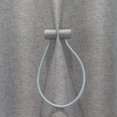 thumbnail image 3 of Paquete de 2 alzapaños magnéticos TANGJMXG para cortinas de ventana decorativos gris, 3 of 4