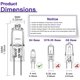 thumbnail image 2 of G4 Halogen Light Bulbs 10W 12V, 12 Pack 2 Pin Light Bulbs Clear Capsule Lamp Bulb Warm White for Ceiling Lights, Cabinet Lights, 2 of 4