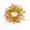 Orange-S, variant on Mini Floral Ring Candle Wreath With Natural Fall Style, Small Decorative Garlands for Candle Ornaments, Thanksgiving Party Layout and Home Indoor Tabletop Festive Decoration, Orange-S