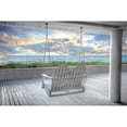 thumbnail image 3 of Celebrate Life Gallery 14x11 Black Modern Framed Museum Art Print Titled - Swing At The Beach, 3 of 5