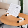 thumbnail image 6 of Uxcell Adjustable Book Stand for Reading Book Holder Adjustable Angle for Laptop Book Magazine Tablet, White, 6 of 6