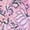Pink, variant on Women's Long Sleeve Floral Printed A-Line Maxi Dress