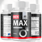 Men Max Advanced Formula Pills All Natural Vitamin Supplement MenMax 180 Capsules
