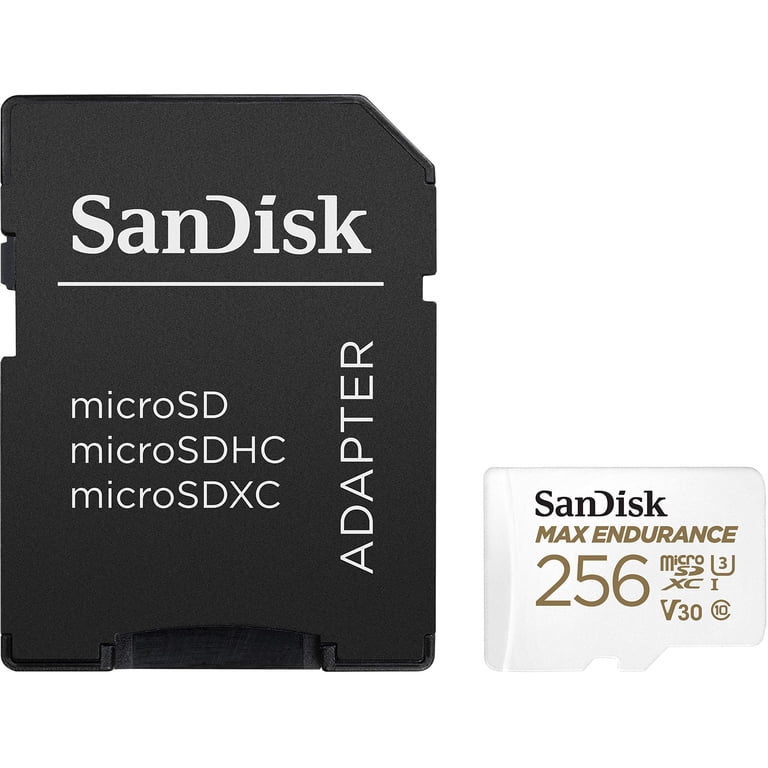 SanDisk Max Endurance 256GB Micro SDXC Flash Memory Card - Walmart.com