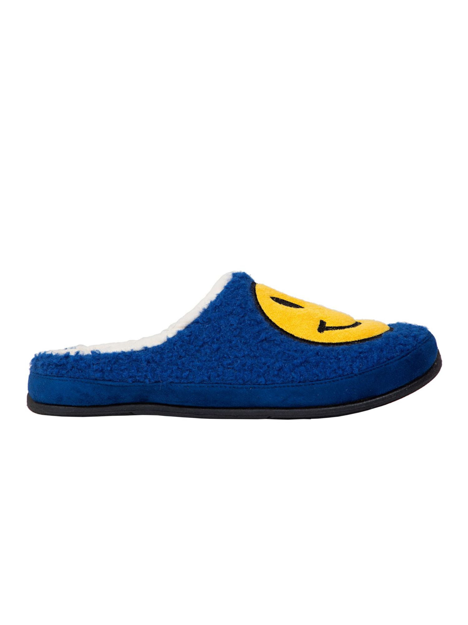 DEER STAGS  Mens Gray Smiley Face Round Toe Slip On Slippers Shoes 9 M DEER STAGS Mens Gray Smiley Face Cushioned Slipperooz Round  main image 2