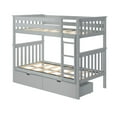 thumbnail image 4 of Max & Lily Solid Wood Twin over Twin Bunk Bed for Kids with Underbed Storage Drawers, 4 of 11