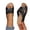 Black, variant on Orthopedic Sandals for Women Dressy Wide Width,Plantar Fasciitis Feet Sandal with Arch Support,Comfortable Casual Open Toe Wedge Slides Summer Beach