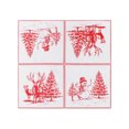 thumbnail image 2 of Kezqiaxn Christmas Napkins Clearance, Christmas Napkins Disposable 13In Xmas Tree Print Napkins Disposable Merry Christmas Paper Luncheon Napkins for Xmas Winter Holiday Birthday Party Supplies White, 2 of 6