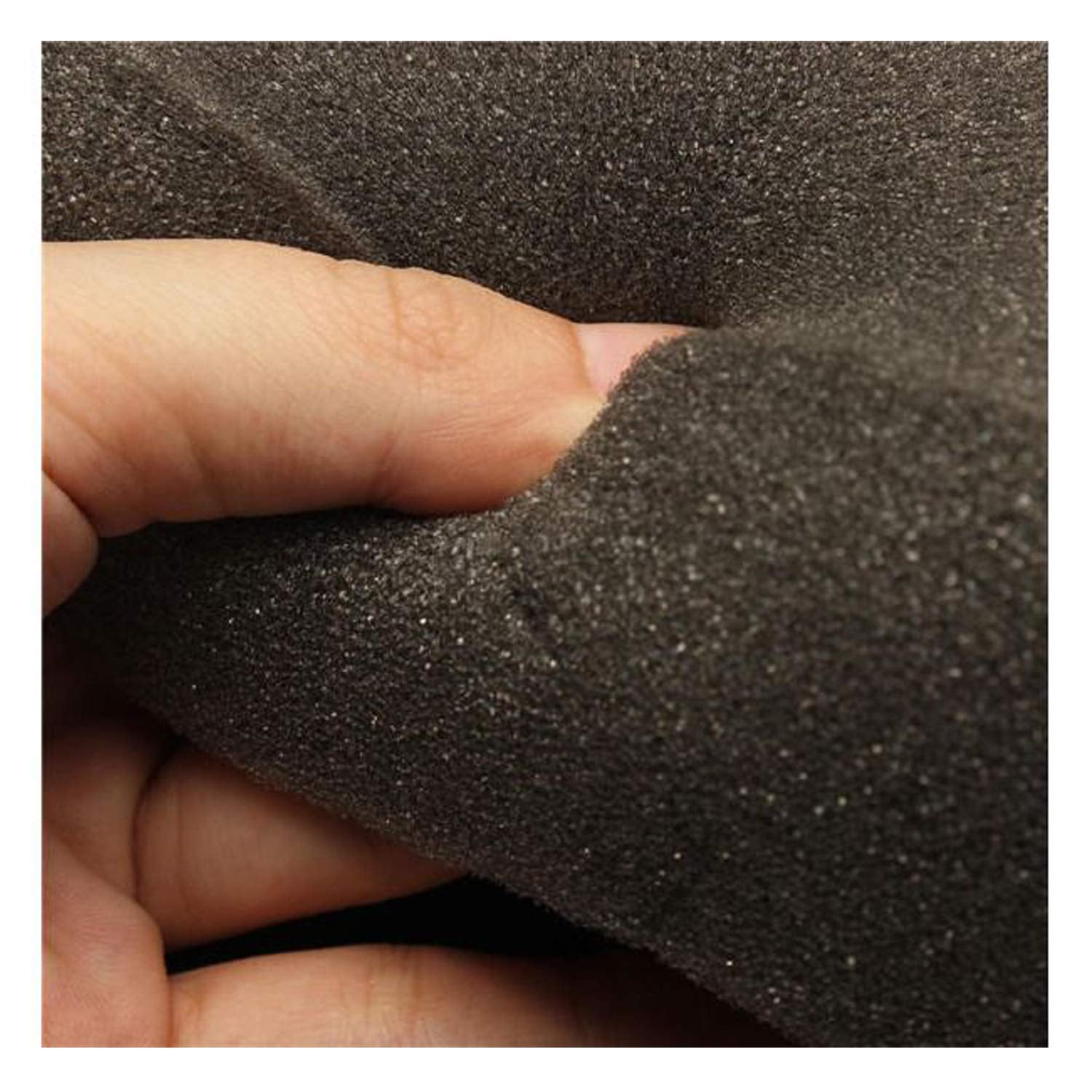 AKTRADING CO. CertiPUR-US Certified Rubber Foam Sheet (Upholstery Foam, Acoustic Foam Sheet, Seat Replacement & More) - 2" H X 24" W X 24" L
