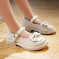thumbnail image 5 of NOKIO Girls' Mary Jane Party Shoes Girls' Mary Jane Sandals With Bow Girls Dress Shoes Wedding Bowknot Leather Shoes Princess Shoes Party School Shoes Children'S Mary Jane Shoes, 5 of 9