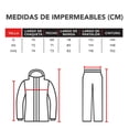 thumbnail image 4 of Impermeable para Motociclista Ciclista Set Completo Talla XL Negro, 4 of 4