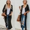 thumbnail image 2 of Pull Tricoté pour Femmes, Cardigan à Manches Longues Décontracté, Veste en Tricot, 2 of 5