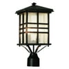 Trans Globe 4639 BK Post Lantern - Black - 8.5W in.