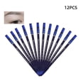 thumbnail image 2 of Paquete de 12 lápices de cejas, herramienta de maquillaje de cejas a prueba de agua, kit profesion de cejas con extremos dobles con cabezal de relle, 2 of 9