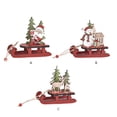 thumbnail image 4 of Billuyoard Ensamblaje de Navidad de , decoración de trineo, Santa Claus, alce, decoración de desmontable, colorido, barra de bricolaje, placa de Kits de decoración para fiestas Alce, 4 of 6