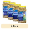 (4 pack) 3-D Pet Products Premium Parakeet Bird Food, with Probiotics, 5 lb. Jar, for Daily Feeding