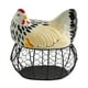 thumbnail image 3 of Cesta de almacenamiento de huevos con diseño de pollo, soporte para huevos de gallina con tapa para almacenamiento de huevos, contenedor de hierro colorido, 3 of 8