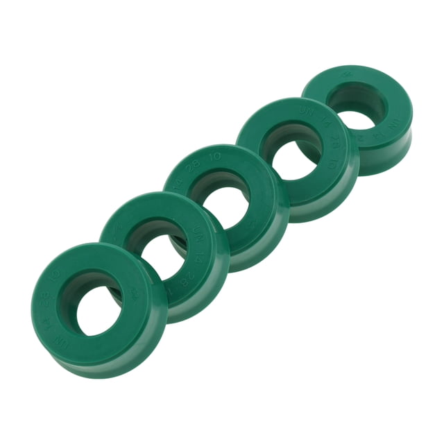 Anillo de sello de aceite universal Unique Bargains Sello de labio UN 14x28x10mm Alta presión TPU Verde 5 Pcs