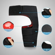 CNMF Posture Corrector,Adjustable Brace Thigh Support Hip,Waist Support Pad,Black