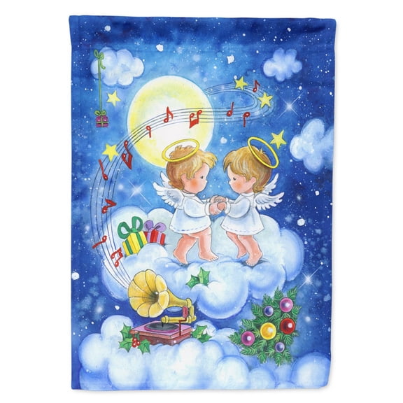 Carolines Treasures APH3790GF Angels Making Music Together Flag Garden Size  Small multicolor