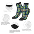thumbnail image 5 of Pofeuu Colorful Pineapples Print 30cm Socks, Adult Running Hiking Socks for Youth and Adult, 5 of 7