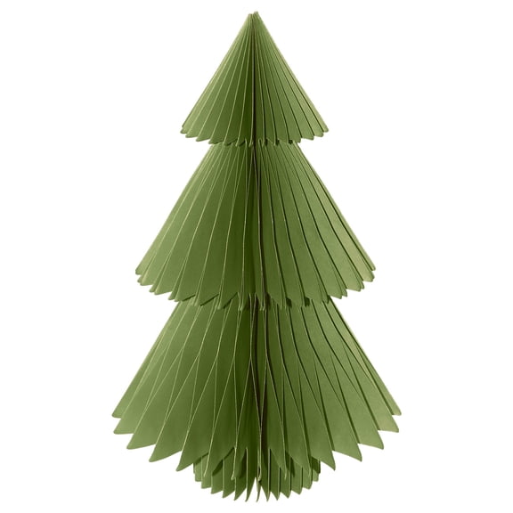 Briarwood Lane Christmas Honeycomb Paper Decor 11.81x8 Green Tree Honeycomb - Extra Large Magnetic For Christmas Honeycomb Paper Decor Party Centerpiece Decoration