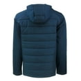 thumbnail image 3 of Men's-Cutter & Buck  Navy Philadelphia Union Evoke Hybrid Eco Softshell Recycled Full Zip Hooded Jacket, 3 of 3
